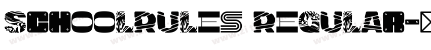 SchoolRules Regular字体转换